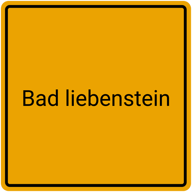 Meldebestätigung Bad Liebenstein